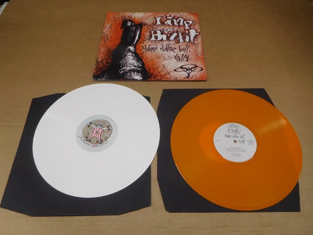 LIMP BIZKIT THREE Dollar Bill Yall Colored Vinyl Record LP Orange