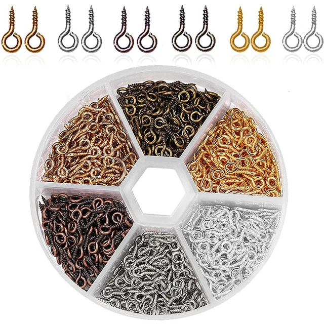 600pcs Praktische Nützlich Robust Multifunktionale Metall Auge Schraube Haken