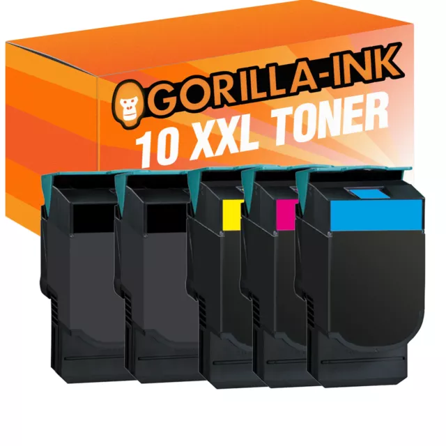10 Toner XXL für Lexmark CS 310 DN CS 310 N CS 410 DN CS 410 DTN CS 410 N CS310