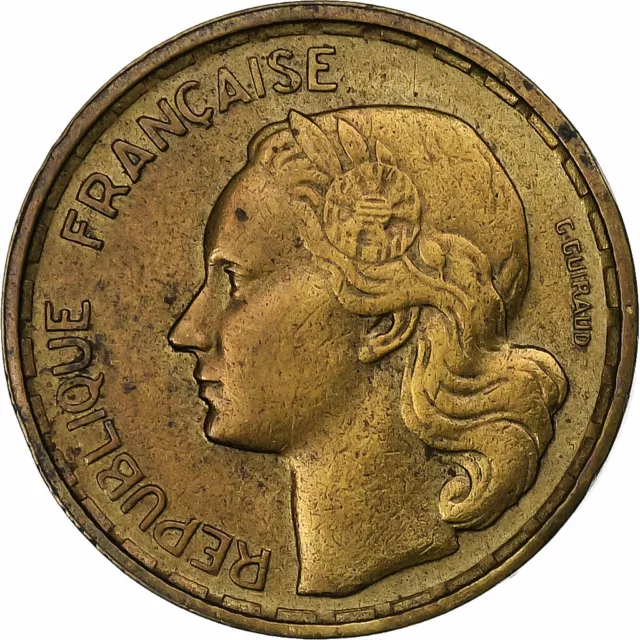 [#1250665] France, Guiraud, 10 Francs, 1954, Beaumont - Le Roger, TTB, Bronze-Al