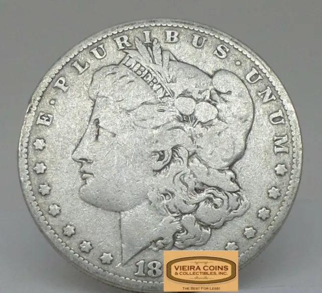 1878-1921 Random Year Cull Morgan Silver Dollar, Full Dates, no Holes - #D7