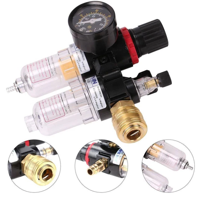 Filtre Séparateur Eau/huile Pour Air Comprimé - Débit 5000 L/min - Entrée 3/4" - Pression Max 145 PSI