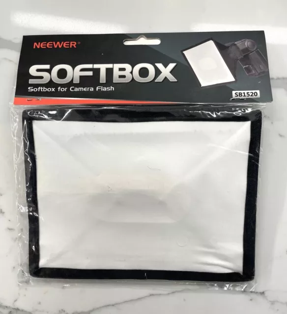 8"X6" Portable Camera Flash Softbox Soft Box Fits Sb1520 New