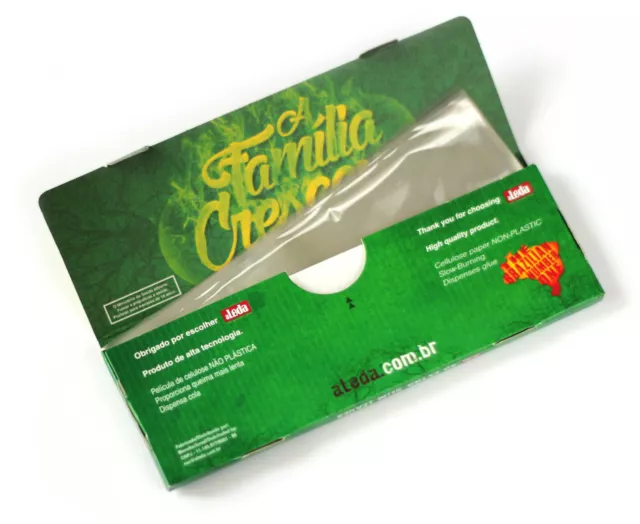 Papel para cigarrillos de celulosa aLeda talla King - 2 cajas - total 40 folletos 2