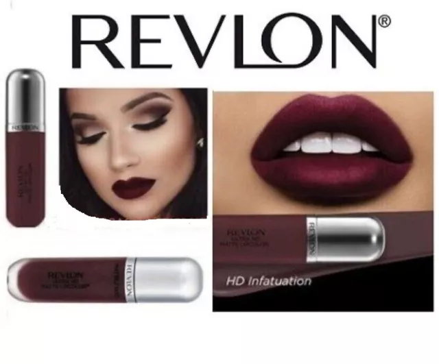 Revlon Ultra Hd Matte Lipcolor Rouge A Levres Hydratant Mat 675 Attirance