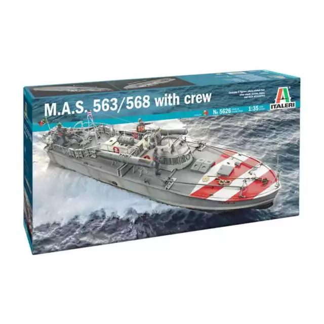 Italeri 5626 1/35 M.A.S. 563/568 with crew SHIP SCALE 1/700 NEW