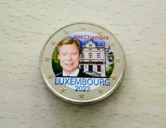 Luxembourg 2023 - Chambre Des Deputes  - 2 Euros Commemorative Couleur Colored