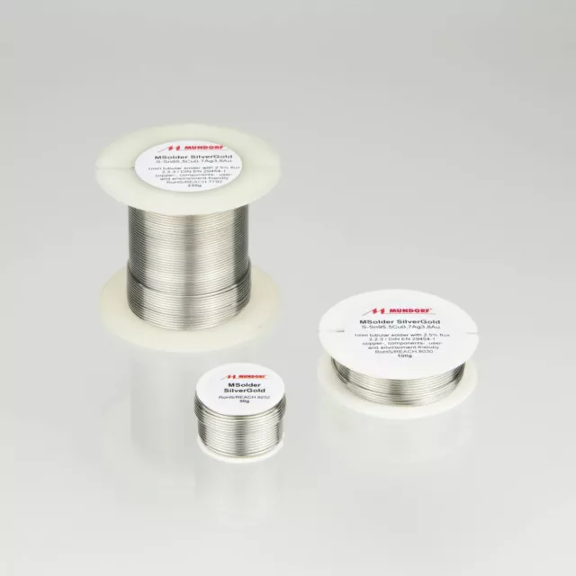 MUNDORF LÖTZINN MSOLDER  SILVER / GOLD  100 G Lötdraht