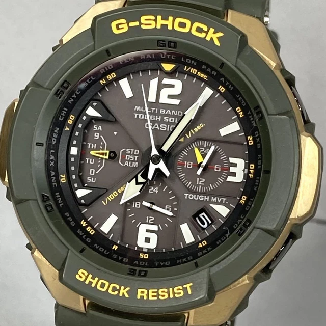 CASIO G-SHOCK SKY Cockpit radio solaire GW-3000G GRAVITYMASTER ...