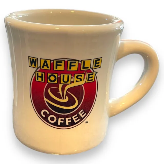 Authentic Waffle House Vintage 9oz Coffee Mug Cup Heavy Ceramic