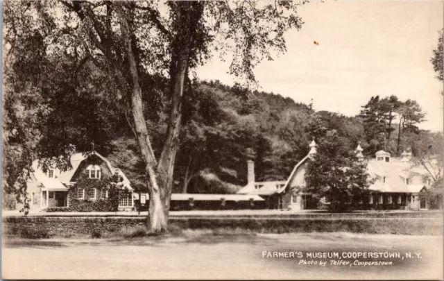 New York NY -RPPC Postcard Cooperstown, Farmer's Museum-Photo By Telfer