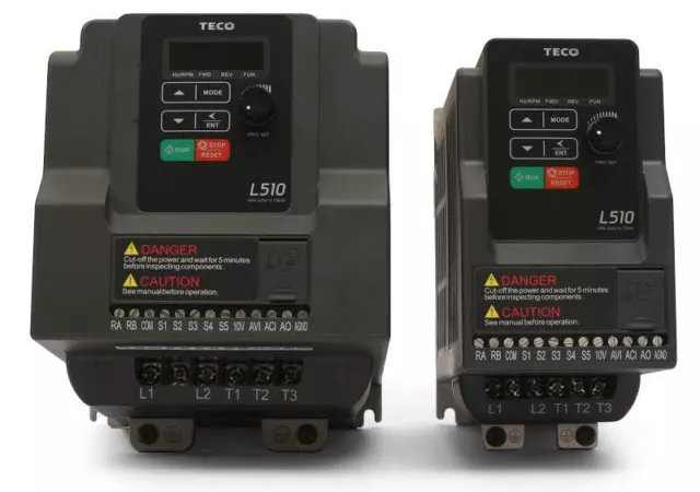 2 Hp 230V 1Ph Input 230V 3Ph Output Teco Variable Frequency Drive L510-202-H1-U