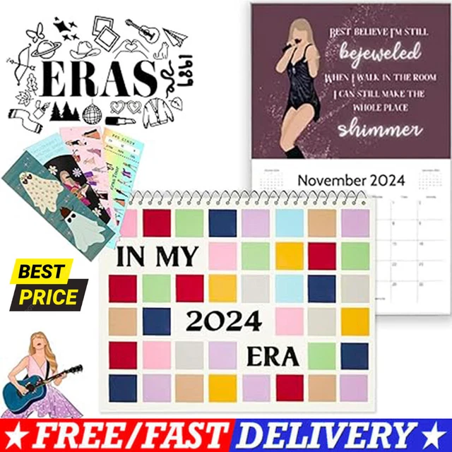 2025 CALENDAR TAYLOR Swift The Eras Tour Calendar For Taylor Swift Fan