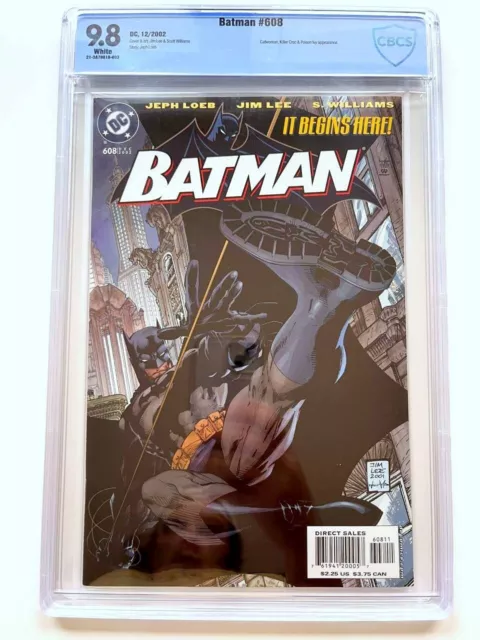 BATMAN #608 CBCS 9.8 (2002) NOT CGC Hush Storyline Begins