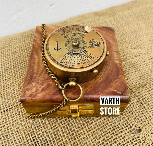 Lot De 50 Boussoles Vintage En Laiton Antique - 35 Mm - Pour Créateurs Et Décoration