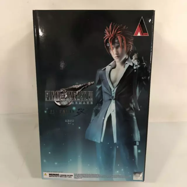 Play Arts Kai Reno Final Fantasy VII FF 7 Remake Figure W/ Box SQUARE ENIX Japan