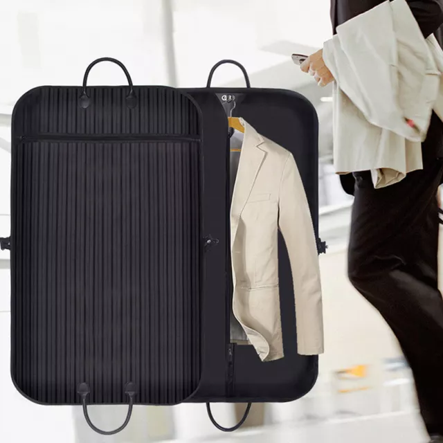 Bolsas de almacenamiento de ropa para hombre cubiertas de polvo organizador colgante portátil traje de viaje C SC