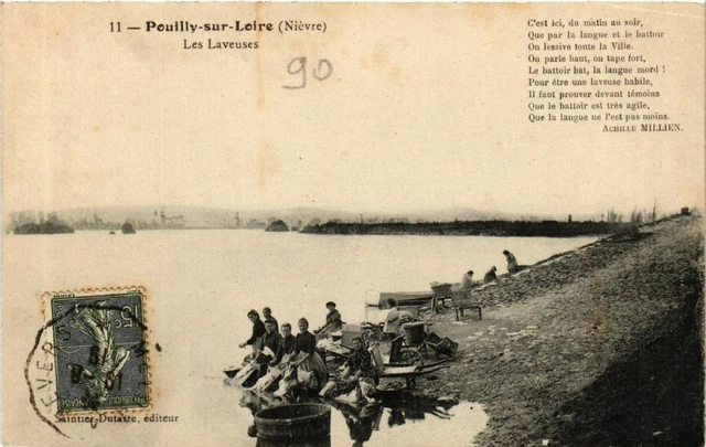 CPA POUILLY-sur-LOIRE Les Laveuses (864920)