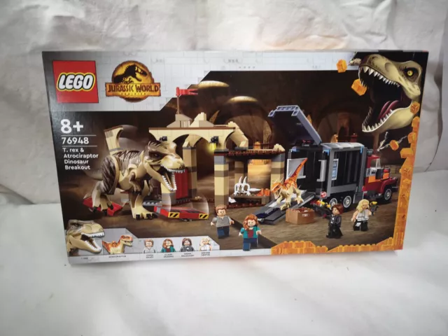 LEGO JURASSIC WORLD 76948 L’évasion du T. rex et de l’Atrociraptor-neuf scellé