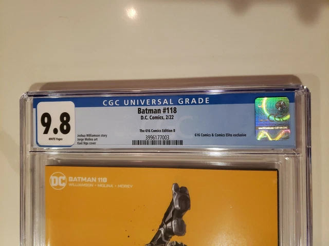 Batman 118 Kael Ngu minimal variant CGC 9.8, freshly graded DC Comics 2