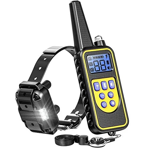 Dog Training Collar Rechargeable Waterproof Dog Shock Collar for Dogs with Re...