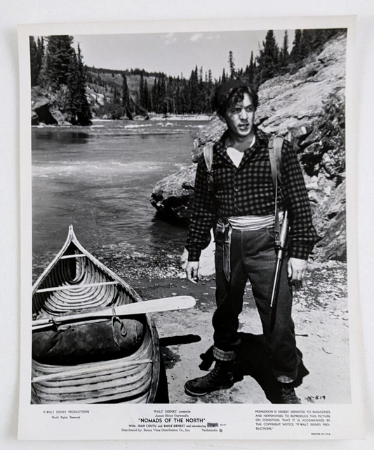 1960 Nomads of the North Walt Disney Movie Vintage Promo Photo Jean Coutu