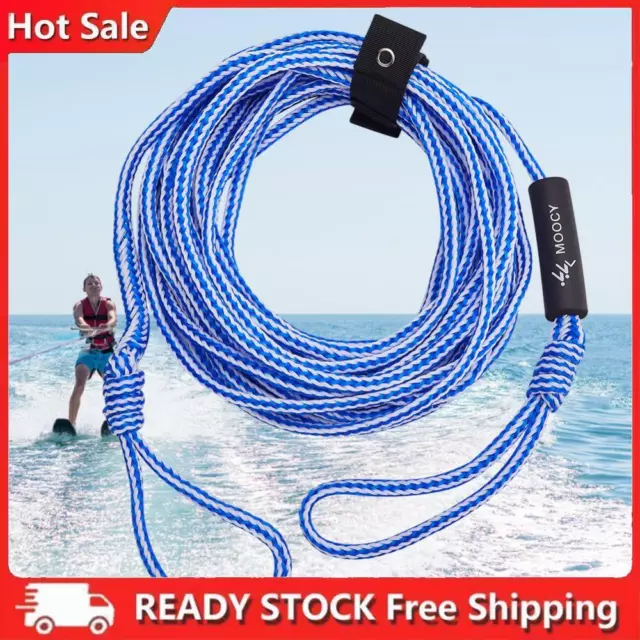 Boat Tow Rope Portable Tube Ropes Surfing Water Sport Accessories (60FT)