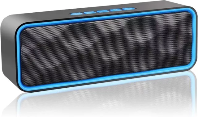 Aigoss Bluetooth Speaker, Portable Outdoor Wireless Speaker with HD Audio and En