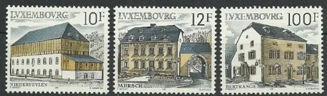 LUXEMBURG CEPT-Mitläufer 1987-Architektur MiNr 1180-82 **