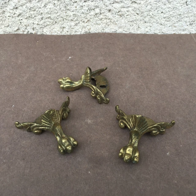 Pieds De Siège En Bronze - Pattes D'animal (lot) - Pour Meubles Anciens - Occasion