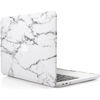 MARBLE Smooth Rubberized Hard Plastic Case 2018 New Macbook Pro 13inch A1989 US