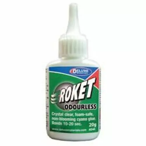 Deluxe Materials Roket Odourless Cyano Glue AD46 20g