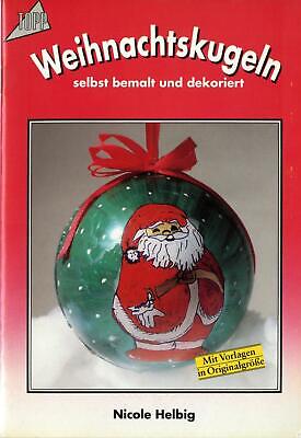 Topp 1568-bolas de Navidad incluso pintado y decorado de nicole Helbig