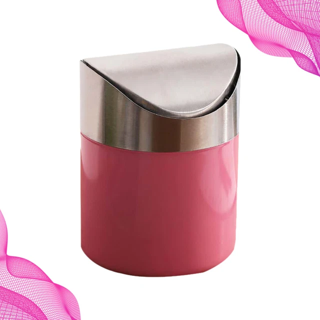 Coperchio Basculante Per Bidone Spazzatura In Acciaio Inox - Diametro 30cm, Argento, Ribaltabile - Foto 13