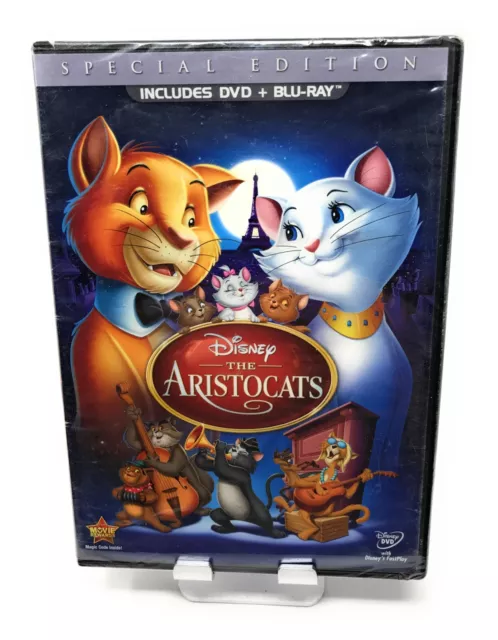 THE ARISTOCATS BLU RAY + DVD 2 Discs EXCELLENT CONDITION Walt Disney