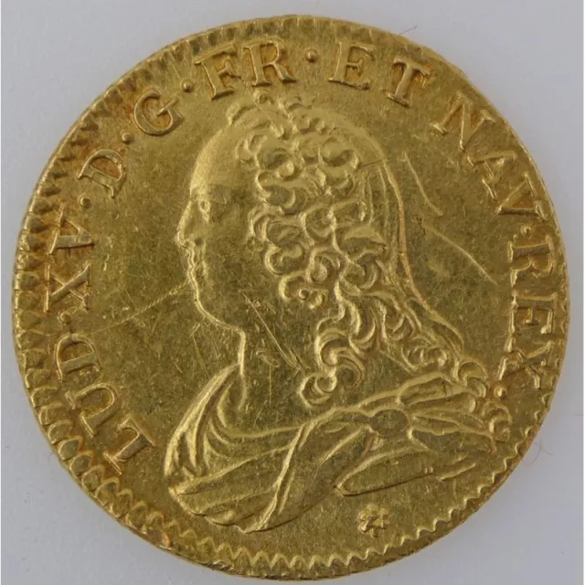 Louis XV, Louis d'or aux lunettes 1730 C, Gad: 340 Royales Fran�aises LOUIS XV (