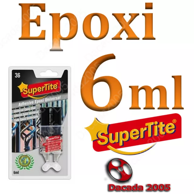 Adhesivo epoxi universal SuperTite 6ml 25ml Pegamento 2 componentes Arregla  Todo