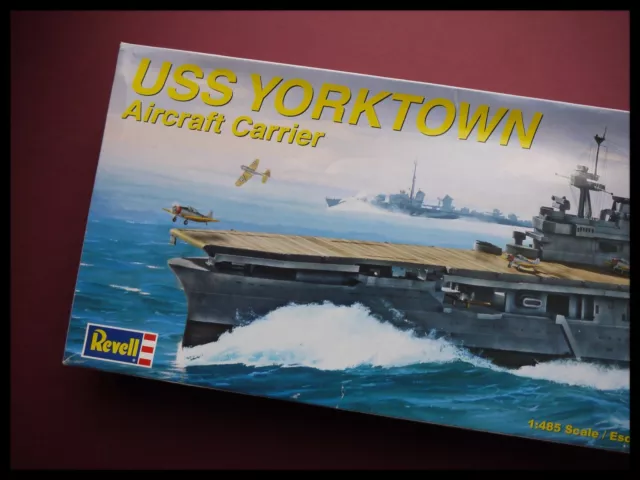 Revell Seconda Guerra Mondiale USS Yorktown Aircraft Carrier 1:485 Kit Modello