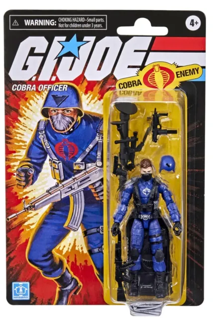 G.I. Joe Retro Collection Hasbro Pulse O-Ring Figure Cobra Officer