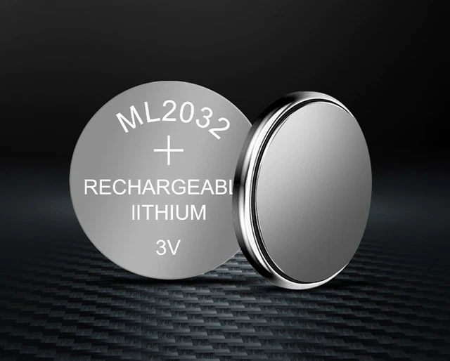 Pile Bouton ML2032 Rechargeable - Remplace CR2032, Neuf, Pour BIOS Et Appareils