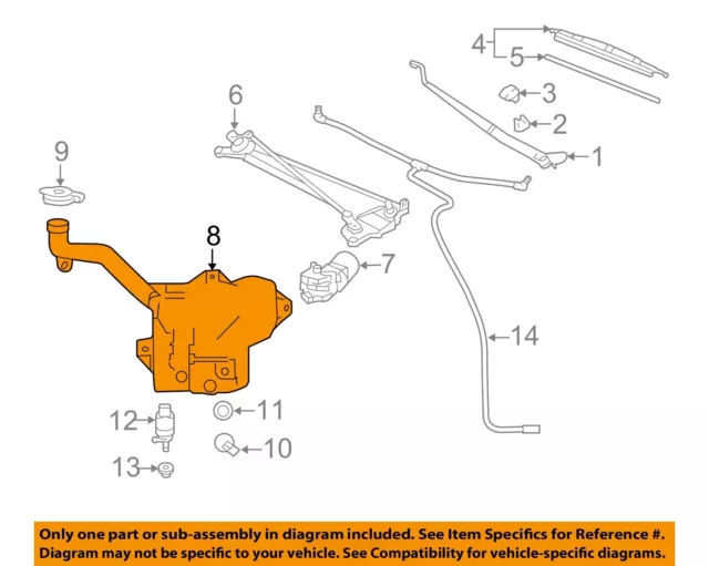 Chevrolet GM OEM Corvette Wiper Washer-Windshield Fluid-Reservoir Tank 23281428