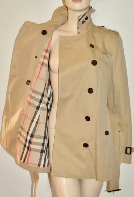 Nwt Burberry Kensington Double Breasted Trench Coat Us 16 Eu 50