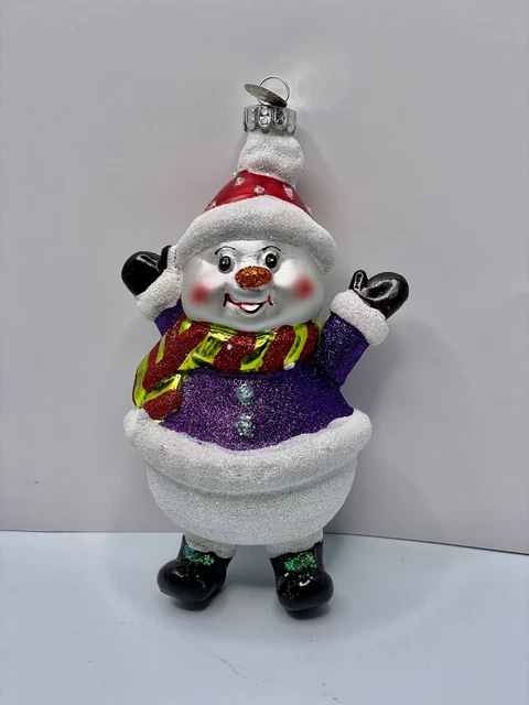 Snowmen Christmas Ornament by Christopher Radko Celebration by Radio 2012