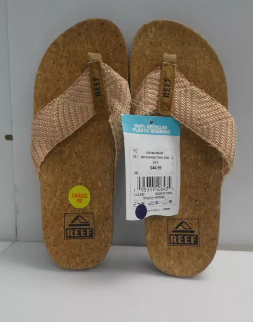 Reef Cushion Strand Women's Sandals Size 6 New