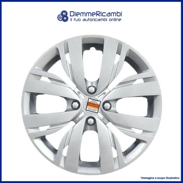 1 Borchia - Copricerchio Coppa Ruota 15" Per Peugeot 208