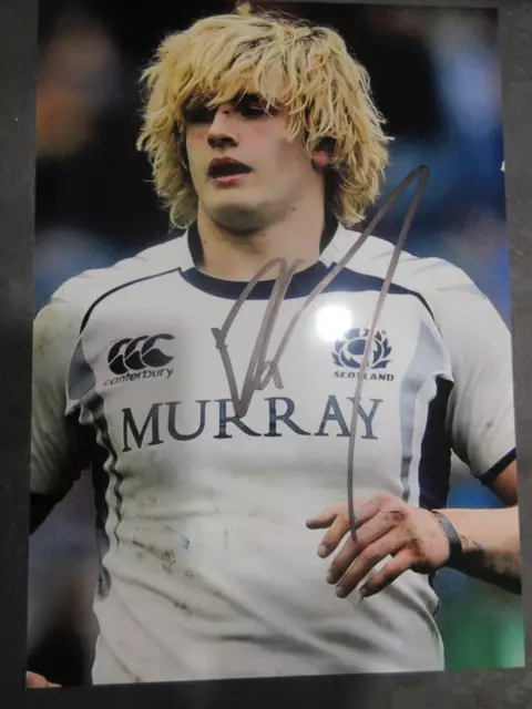 AutographeRichie Gray sur photo Rugby 4