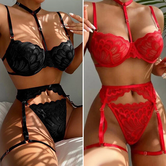 🔥Body In Pizzo Sessuale Da Donna Lingerie Erotica Biancheria Intima ☆