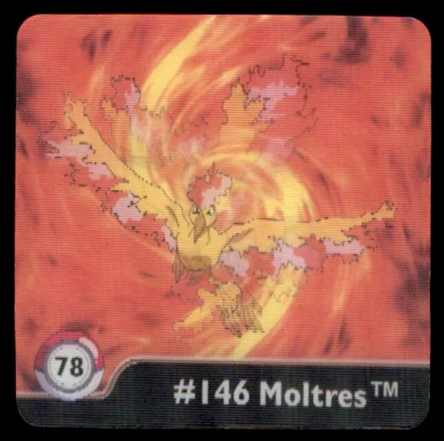 Artbox Pokemon Action Flipz Series One (1999) #146 Moltres No. 78