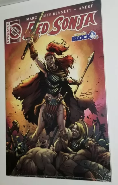 Red Sonja #1 Comic Block Exclusive Variant Cover Still Sealed