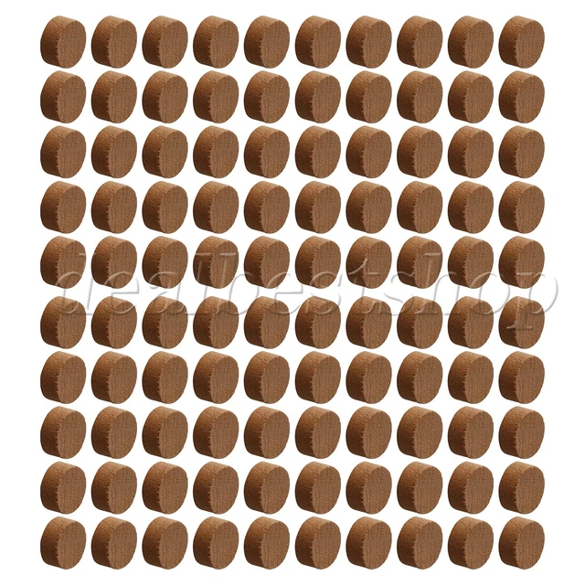 100x Water Key Spit Valve Cork Pad for Trumpet Trombone Cornet 9.5x4mm 100x Water Key Spit Valve Cork Pad for Trumpet Trombone Cornet 9.5x4mm